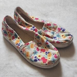 TOMS Kids Slip On Shoes, Size Y3, GUC